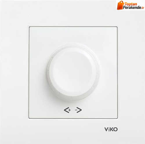 Viko Karre/Meridian Beyaz R DİMMER 600W (Çerçeve Hariç) 90967020